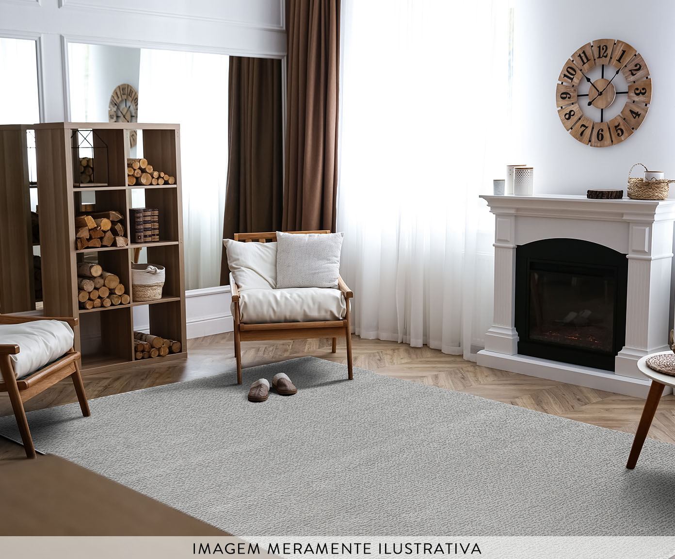 Tapete Rafinatto Cinza image number 4