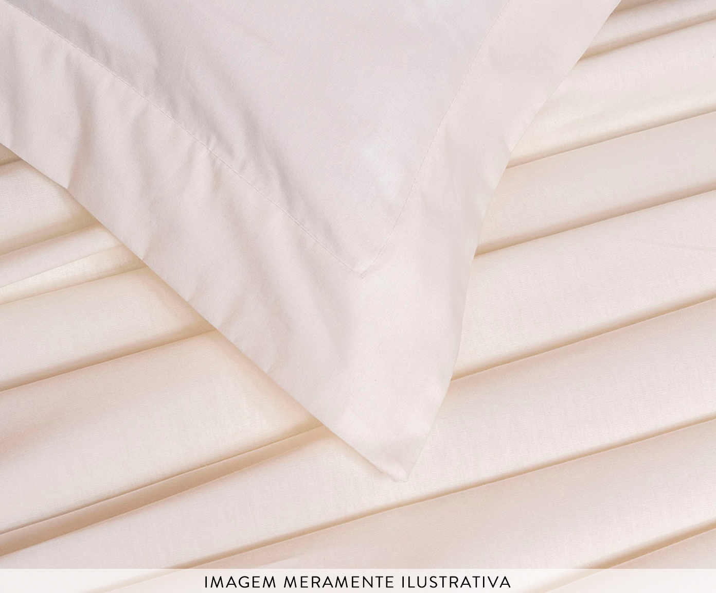 Fronha Avulsa com Debrum Tous Les Jours Off-White 200 Fios image number 3