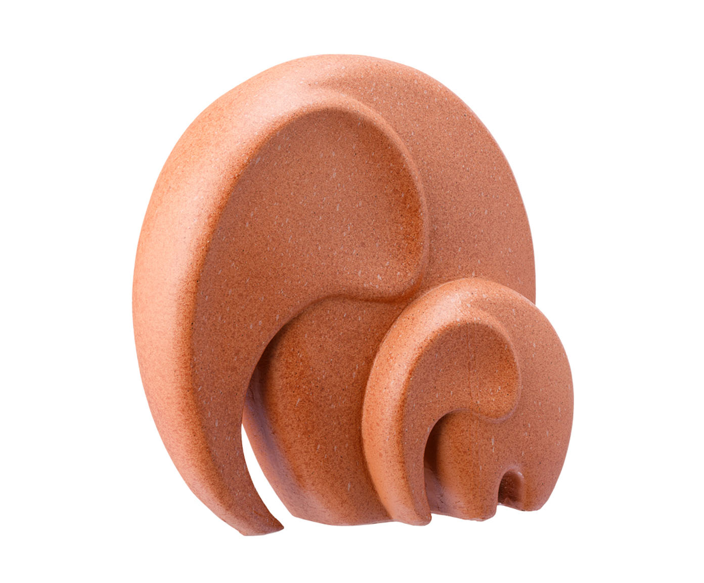Escultura Elefantes Terracota - image 1