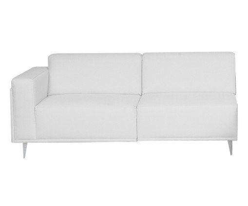 Sof&aacute; Modular com Chaise Esquerda em Linh&atilde;o Antonio Cotton Cru image number 7