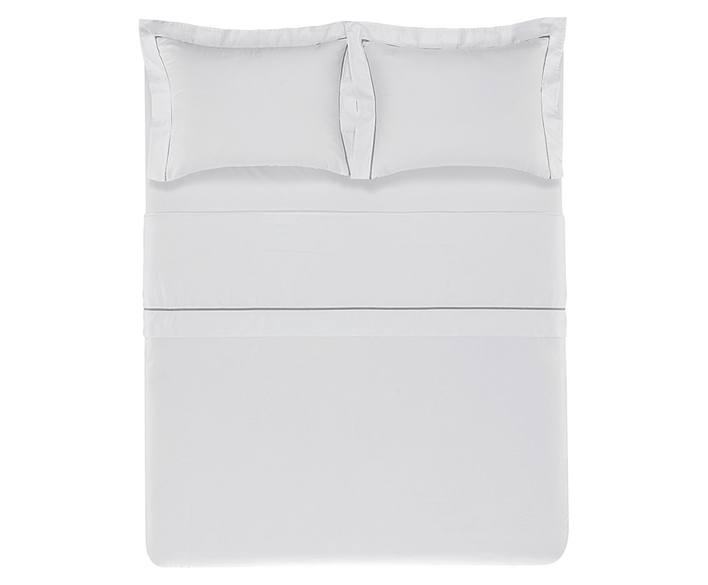 Jogo de Len&ccedil;ol Portello Branco 300 Fios - image 1