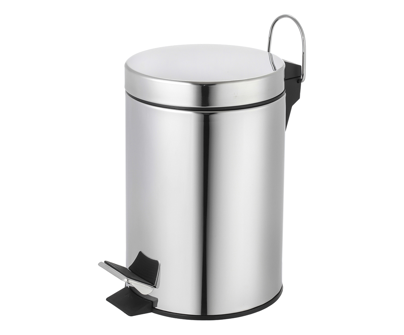 Lixeira Inox Platina - 3L - image 0