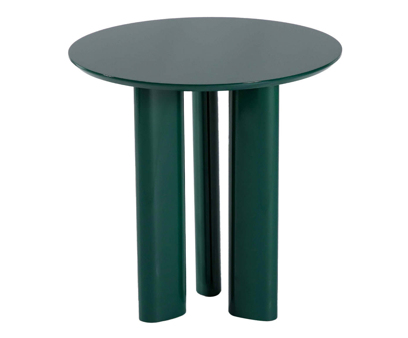 Mesa Lateral Redonda Brilho Verde - image 0