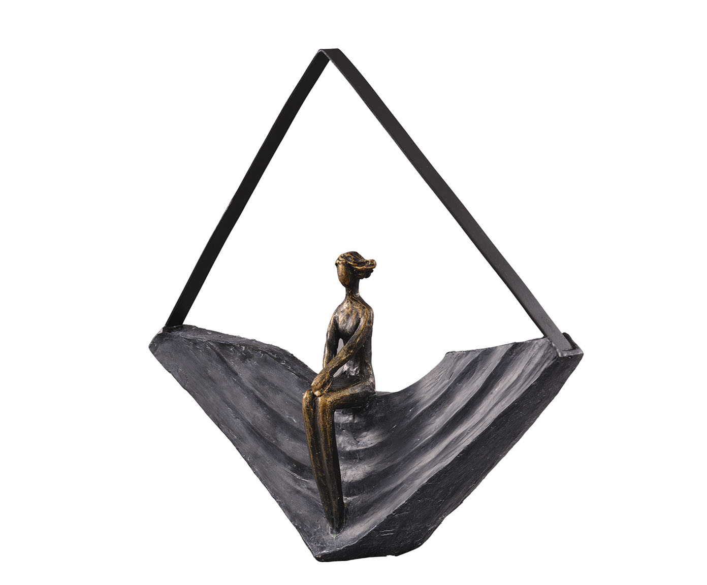 Escultura em Resina Dickens II - Preta - image 1