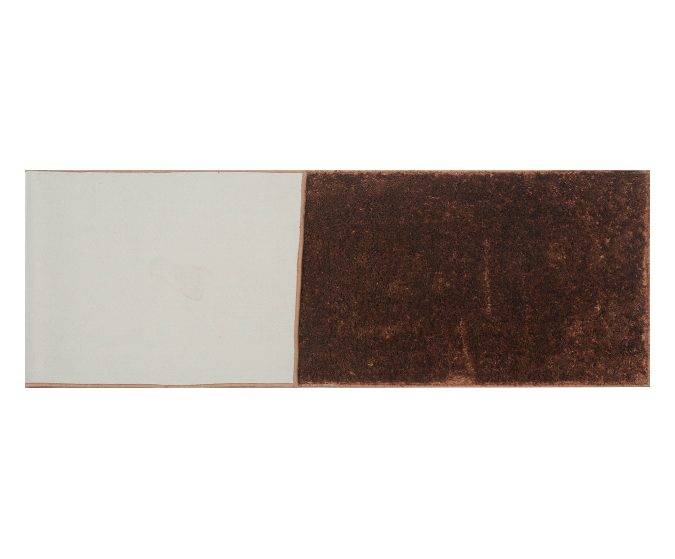 Passadeira Shaggy Corredor Smooth Castor image number 2