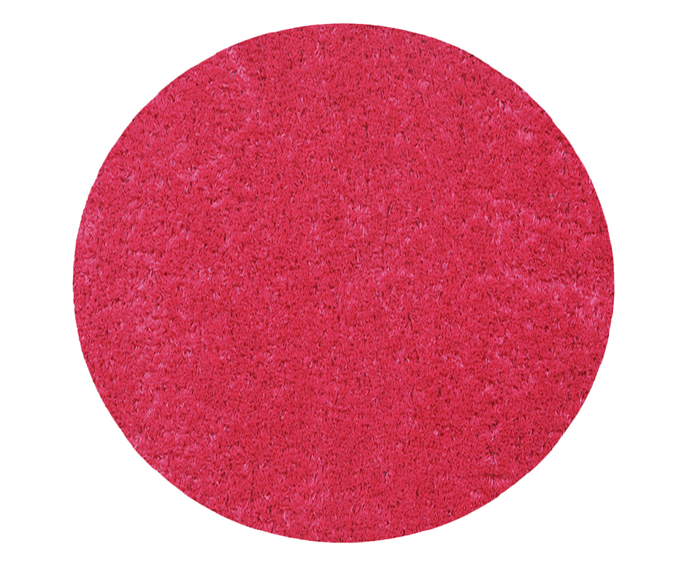 Tapete Shaggy Redondo Smooth Teen Pink - image 0