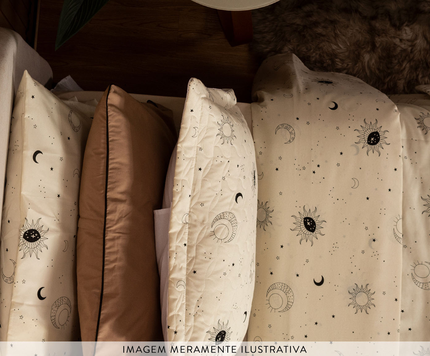 Capa Duvet Essencialle Sol e Lua image number 2