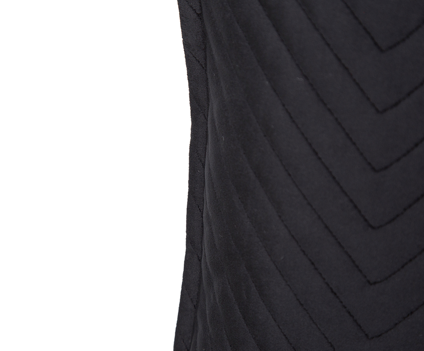 Almofada em Veludo Zig Zag Preto image number 2