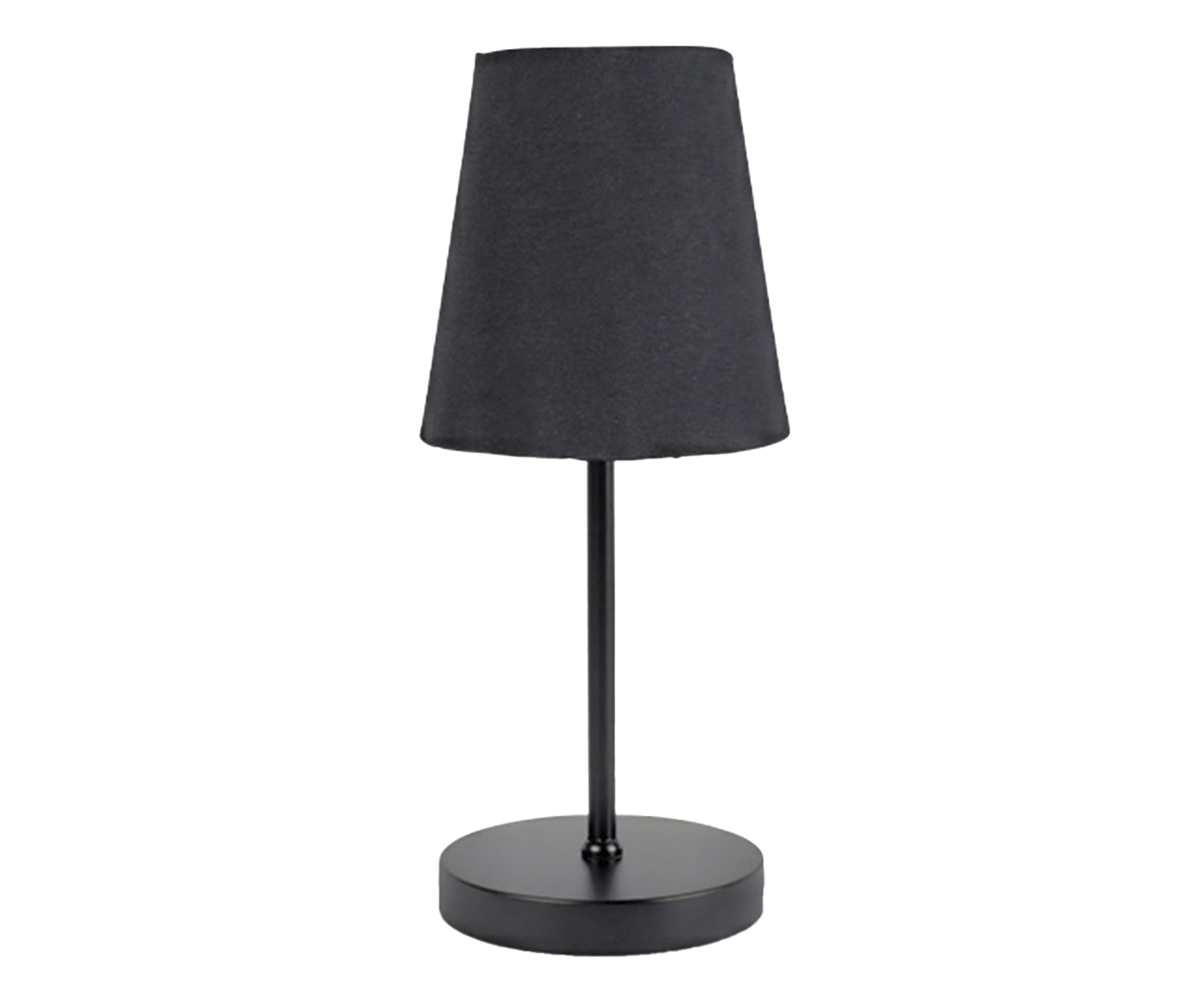 Abajur Preto C&uacute;pula Cone Preto - image 0