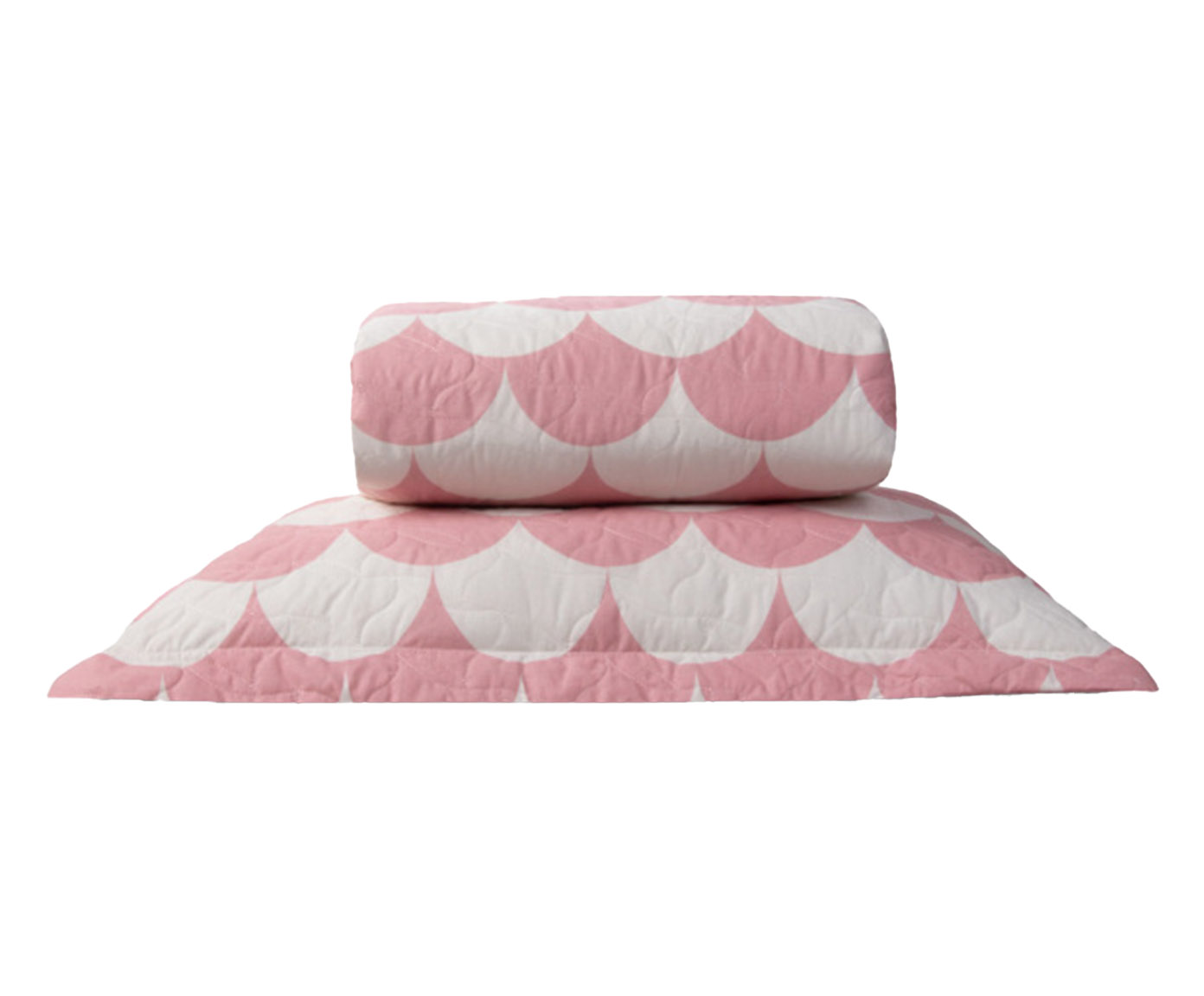 Jogo de Cobre-Leito Percalle Estampado Scale Rose 200 Fios - image 0