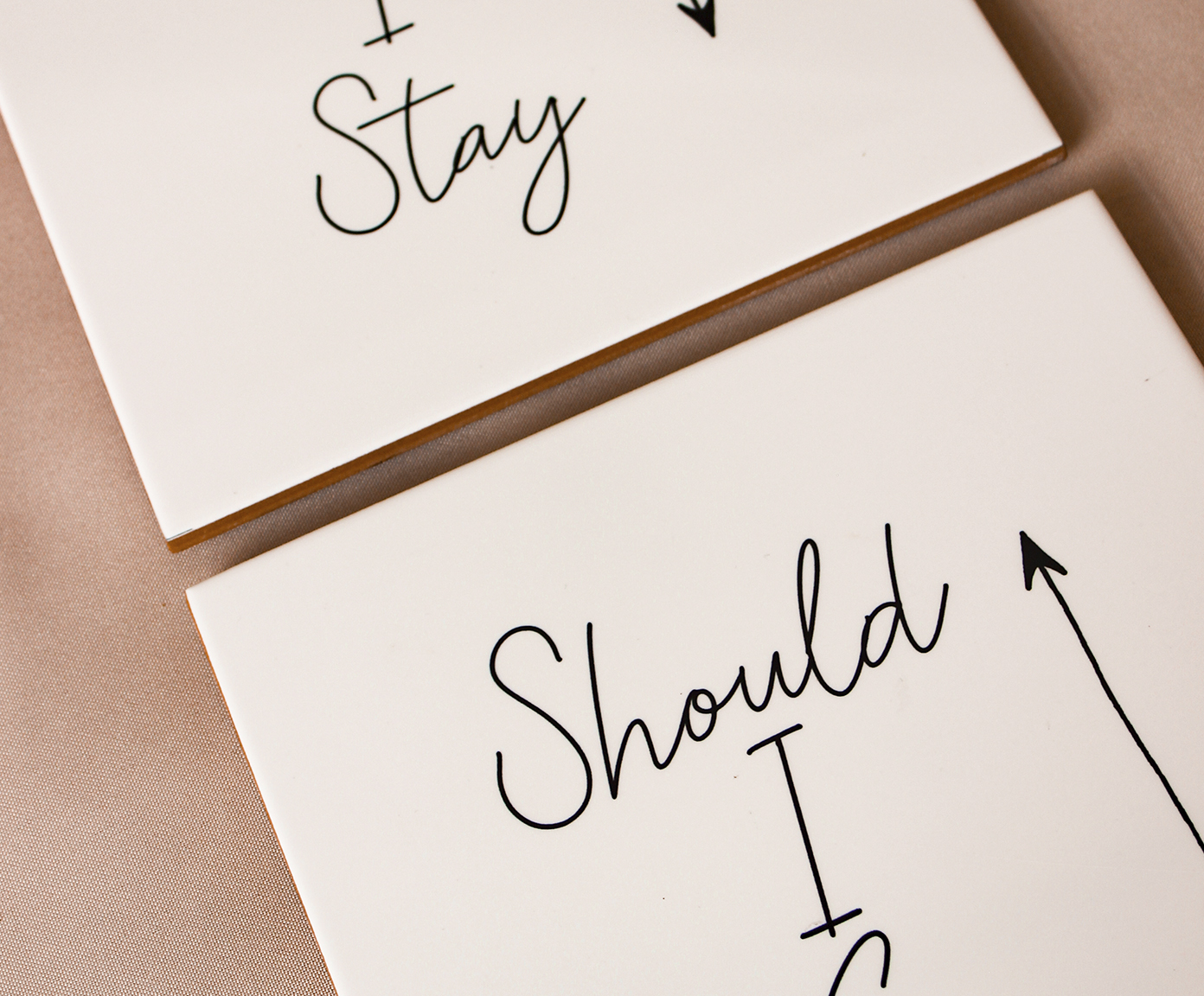 Conjunto de Azulejos "Should I Stay or Should I Go" - image 1