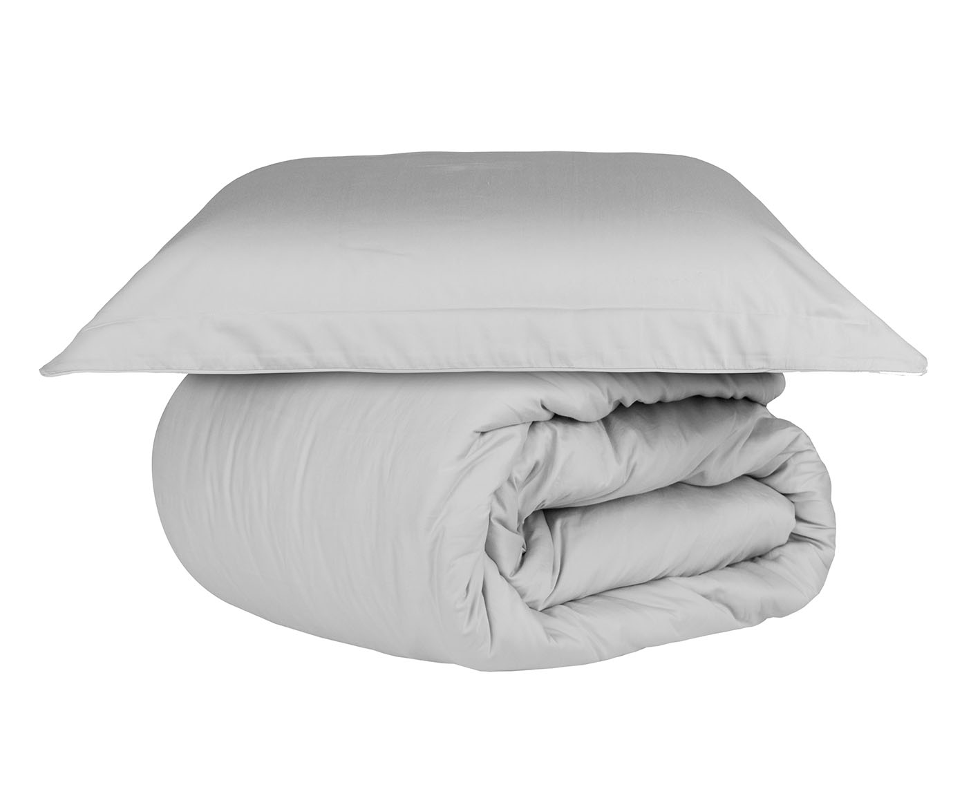 Jogo de Duvet Acetinado Gan Prateado 300 Fios - image 0