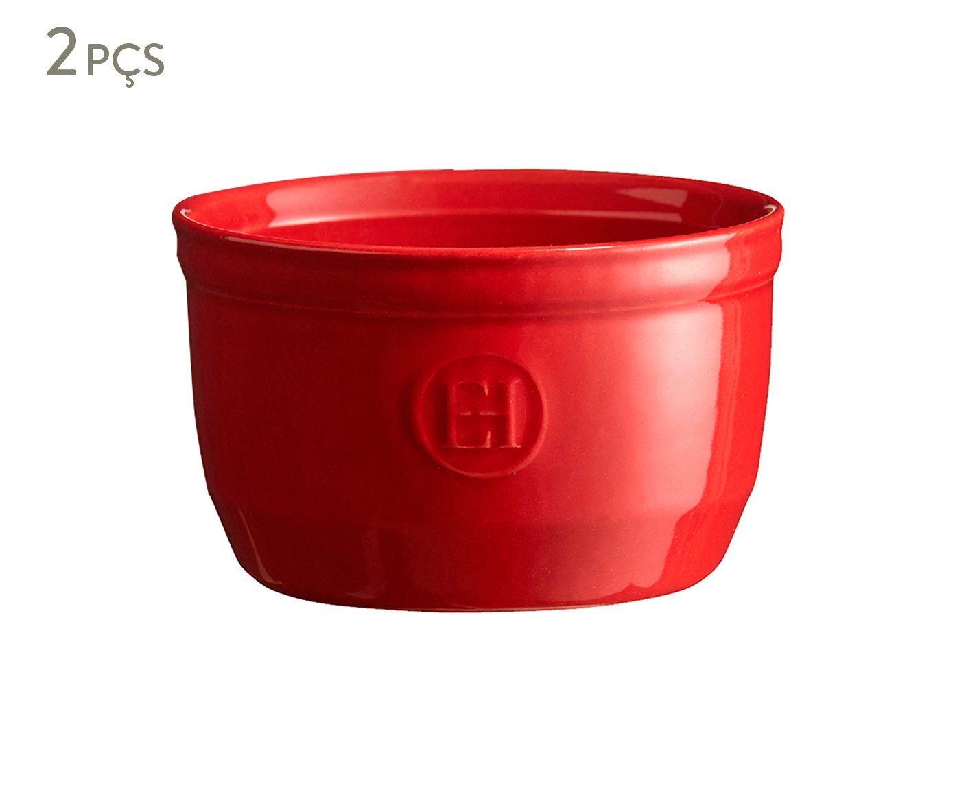 Jogo de Ramequins Emily Henry Vermelho - image 0