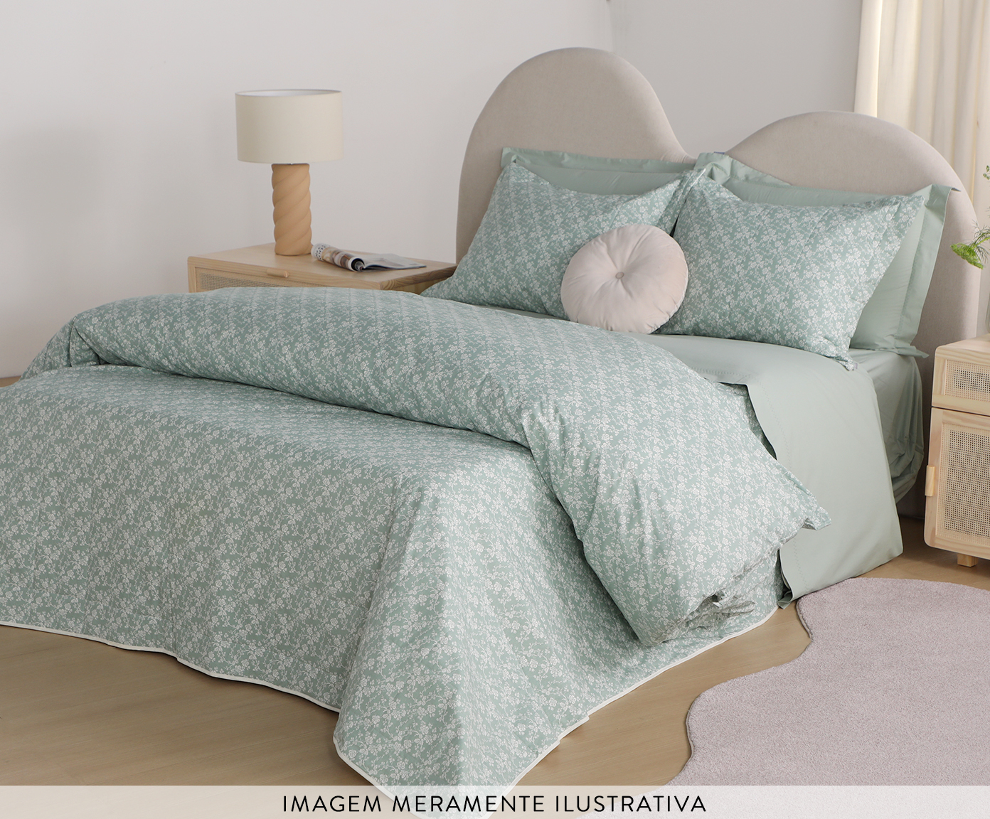 Duvet Liberty Menta 200 Fios image number 3