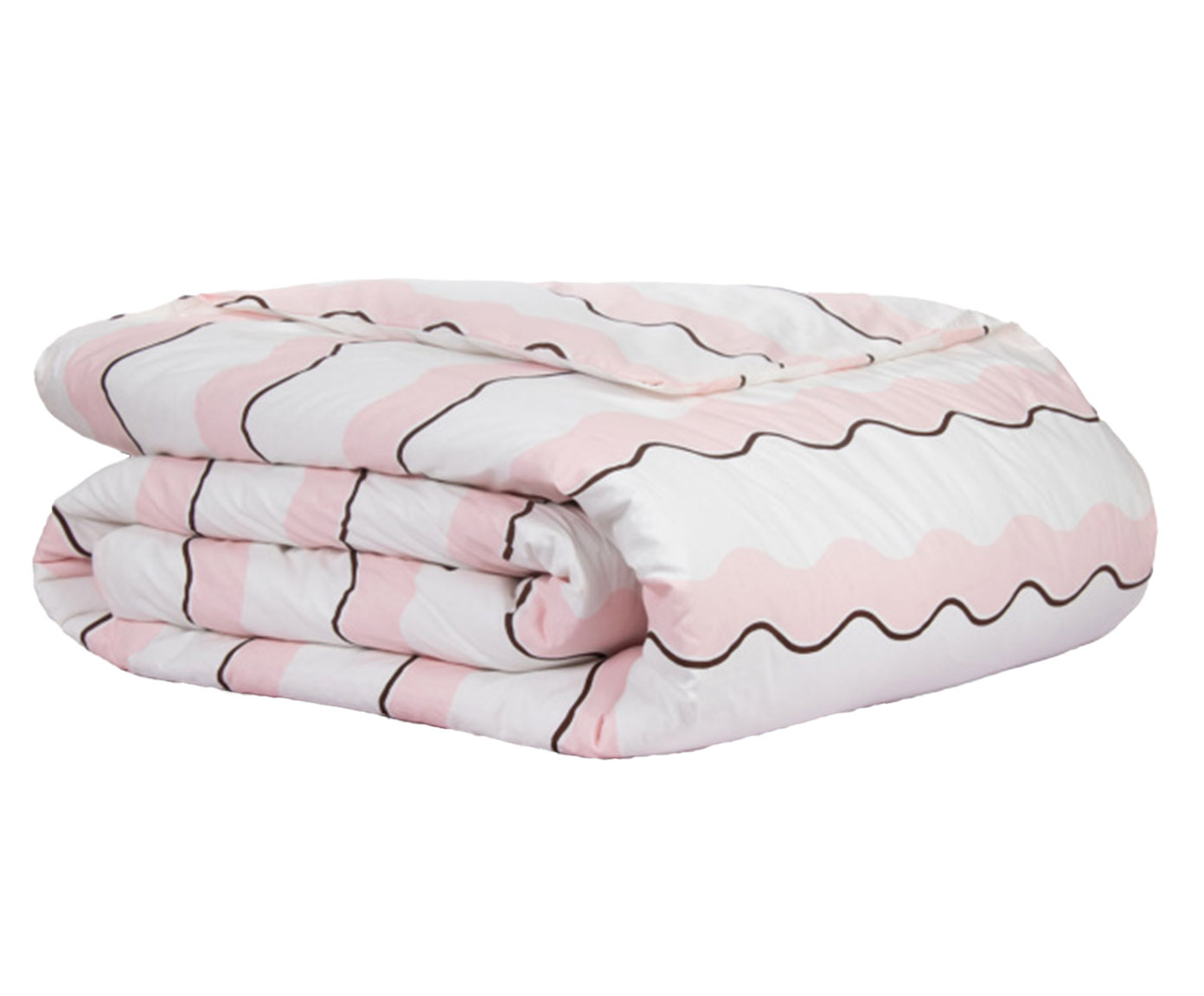 Duvet Percalle Estampado Wave Rose 200 Fios - image 1