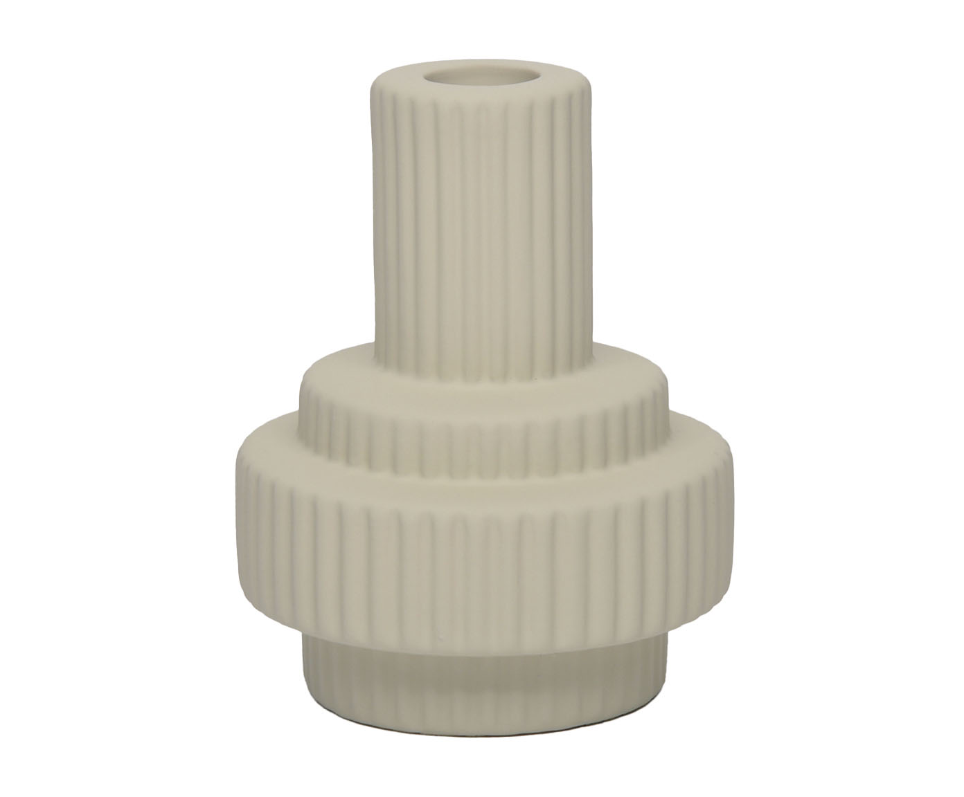 Vaso em Cer&acirc;mica Gears Off White - image 0