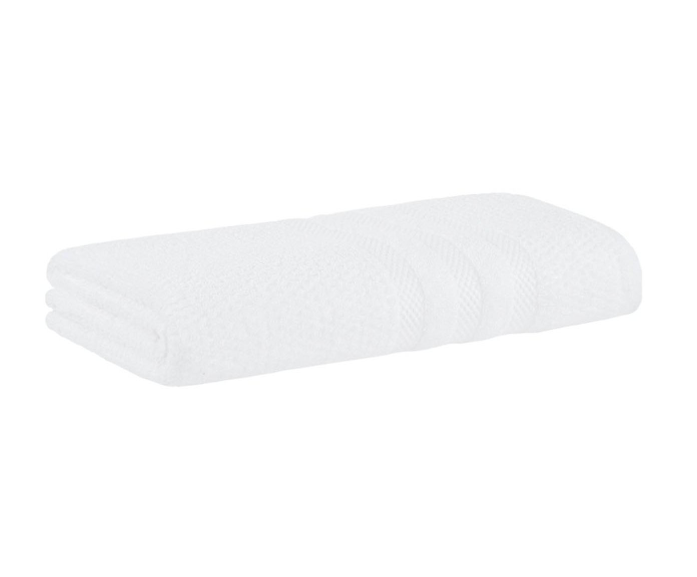 Jogo de Toalha de Banho Gigante Vanilla Extra Soft com Cinta Branco - image 1