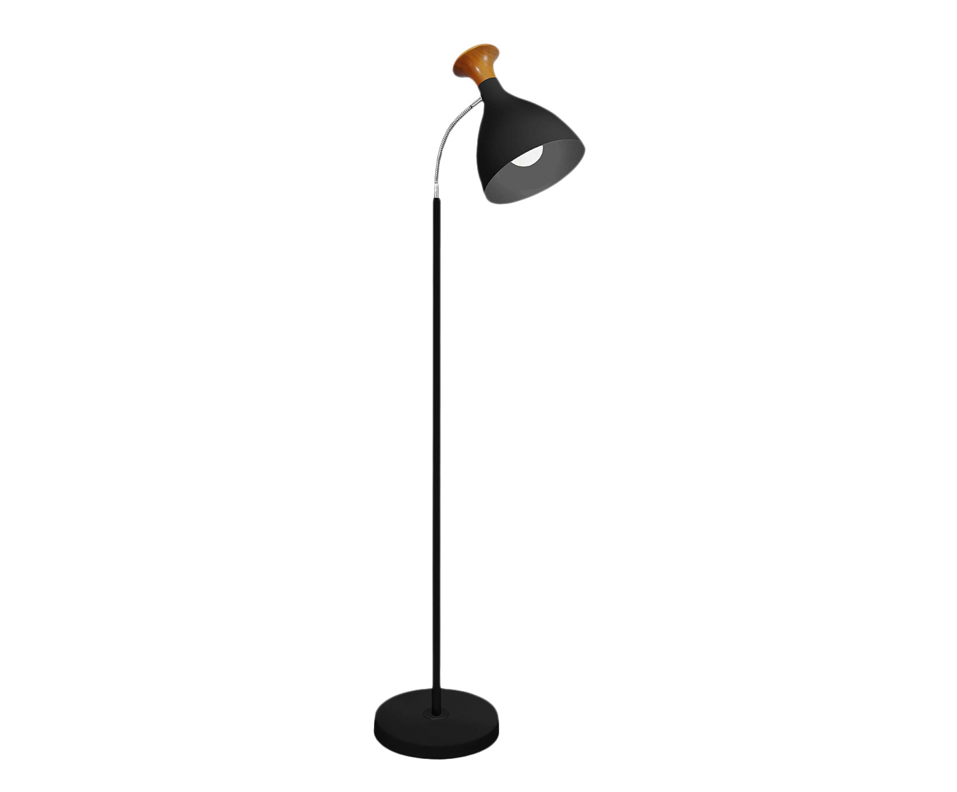 Lumin&aacute;ria de Ch&atilde;o Sabrina Preto - Bivolt - image 0