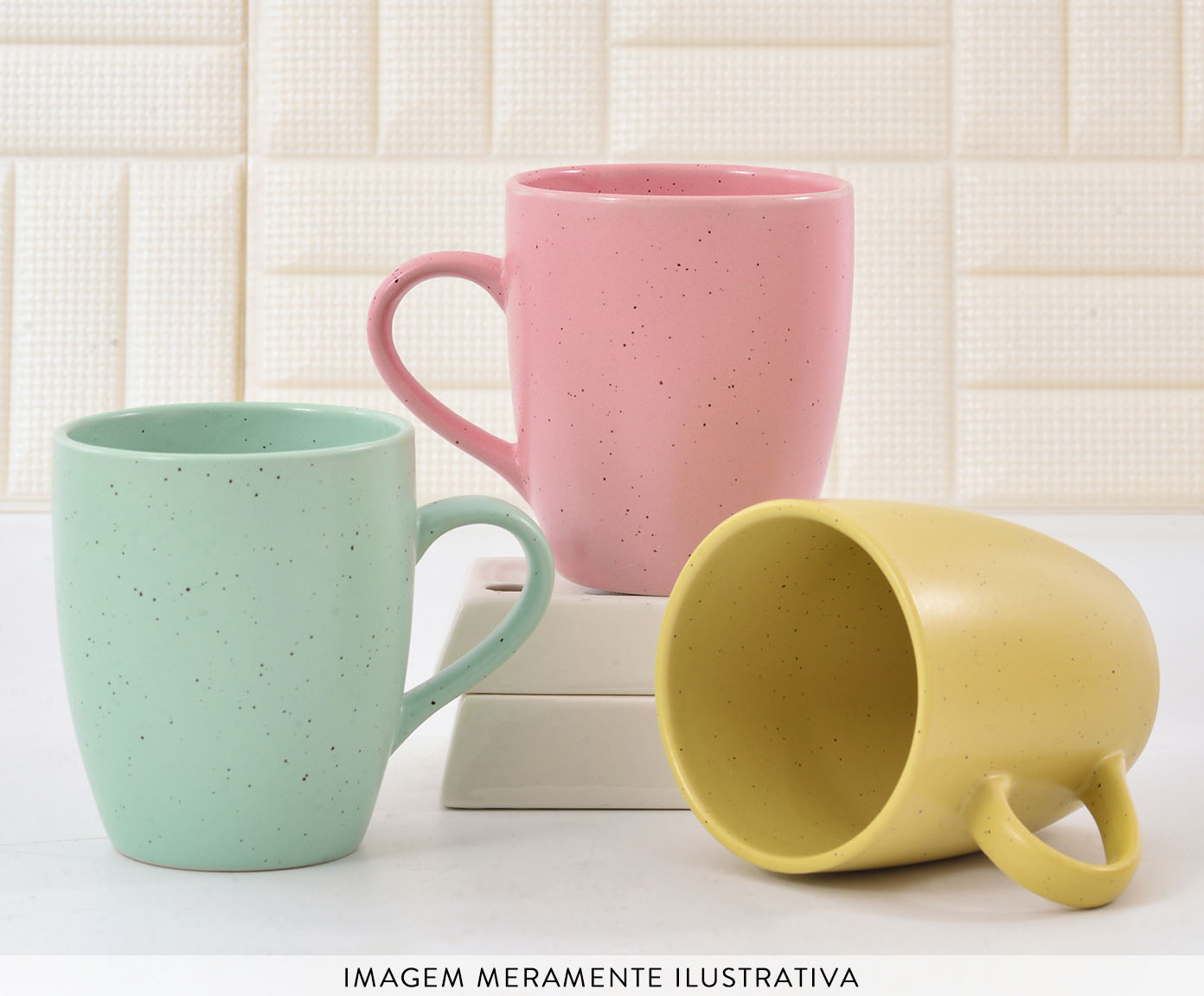 Caneca Artisan em Cer&acirc;mica Verde - image 1