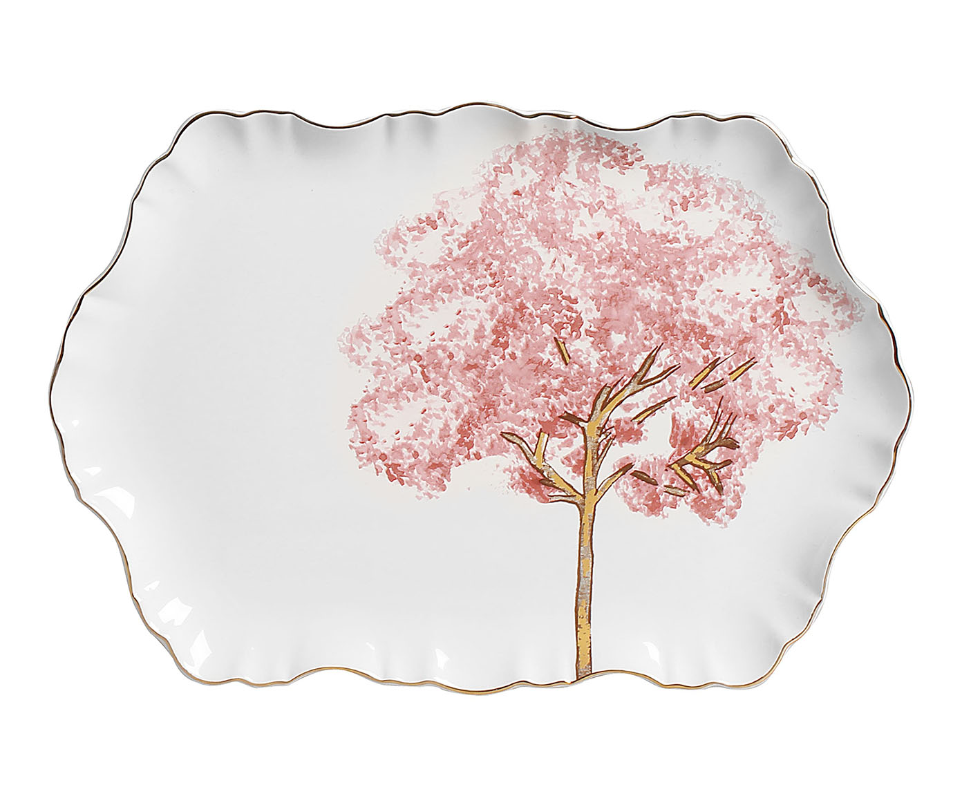 Travessa com Filete Ouro Ype Rosa - image 0