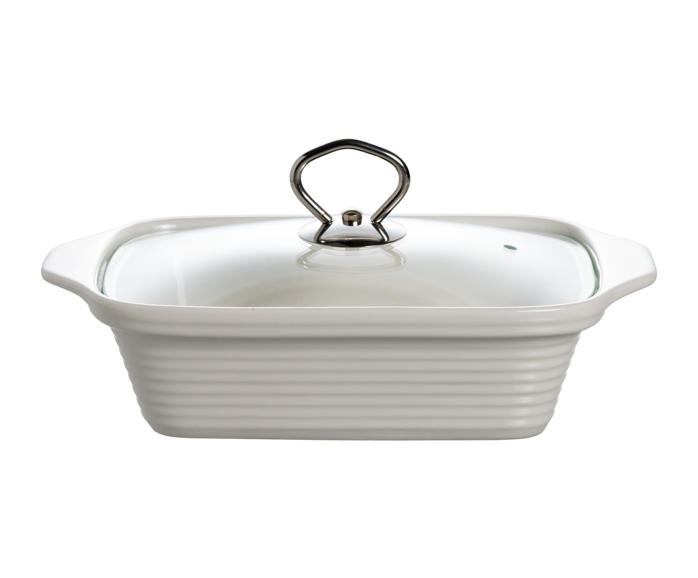 Rechaud retangular Eleonora em porcelana com queimador image number 3