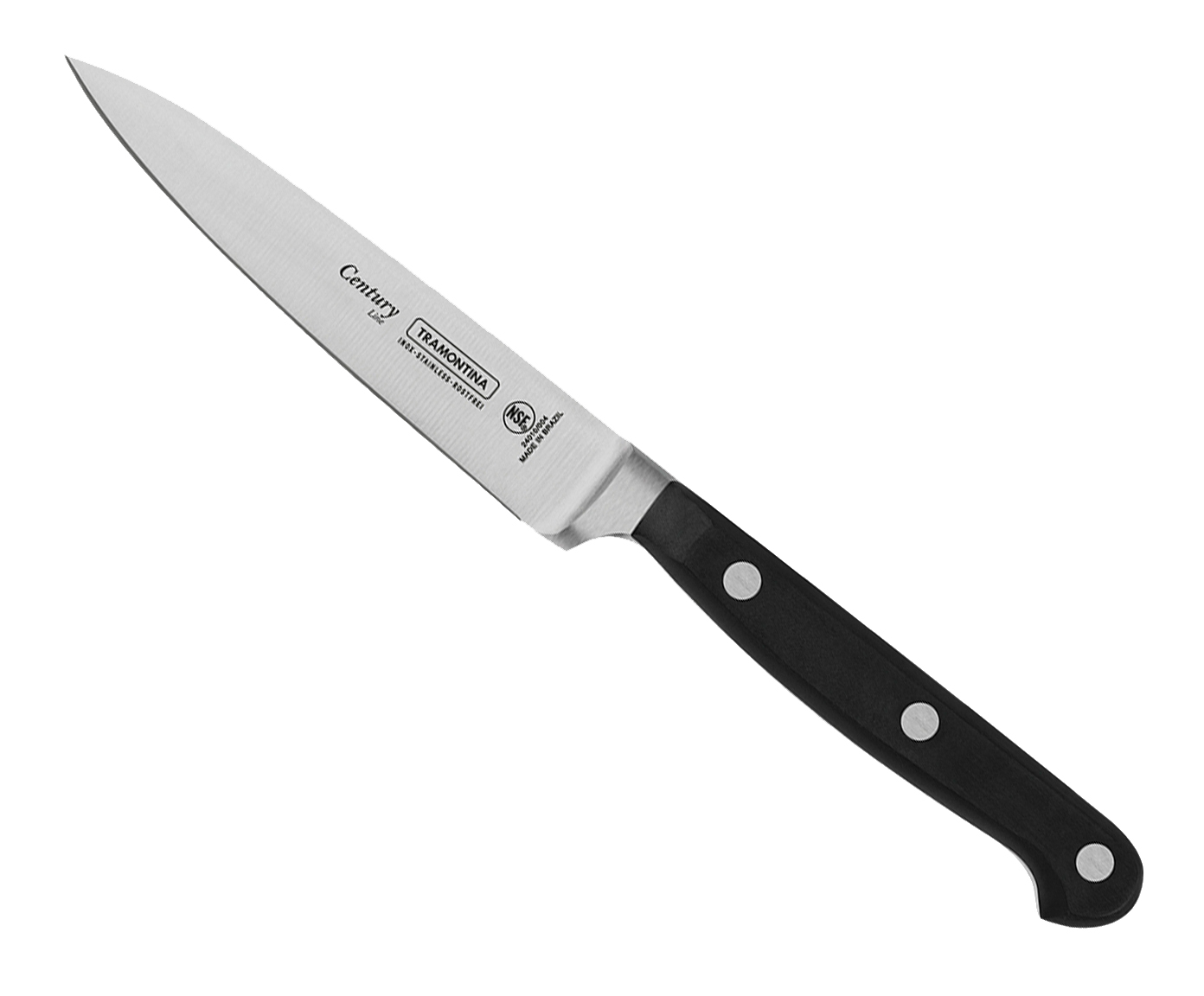 Faca para Legumes em Inox Agile 4" - Preta - image 0