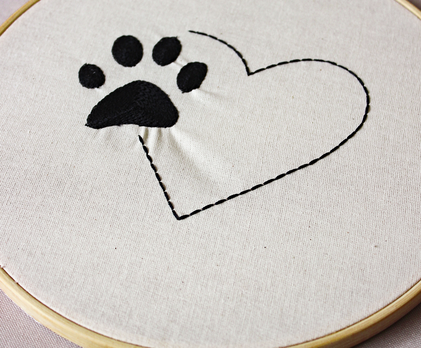 Bordado Decorativo "Love Pet" - image 1