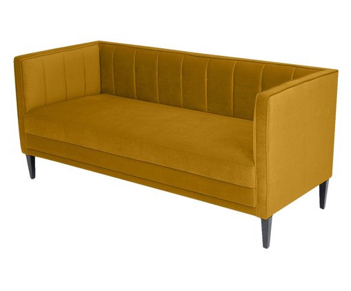 Sof&aacute; Day Bed Bergamo em Veludo - A&ccedil;afr&atilde;o image number 8