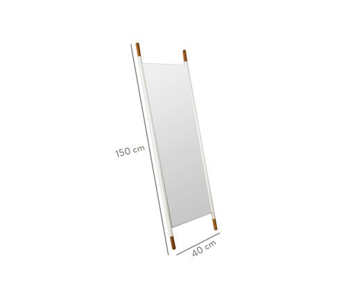 Espelho de Ch&atilde;o Wood Off White image number 3