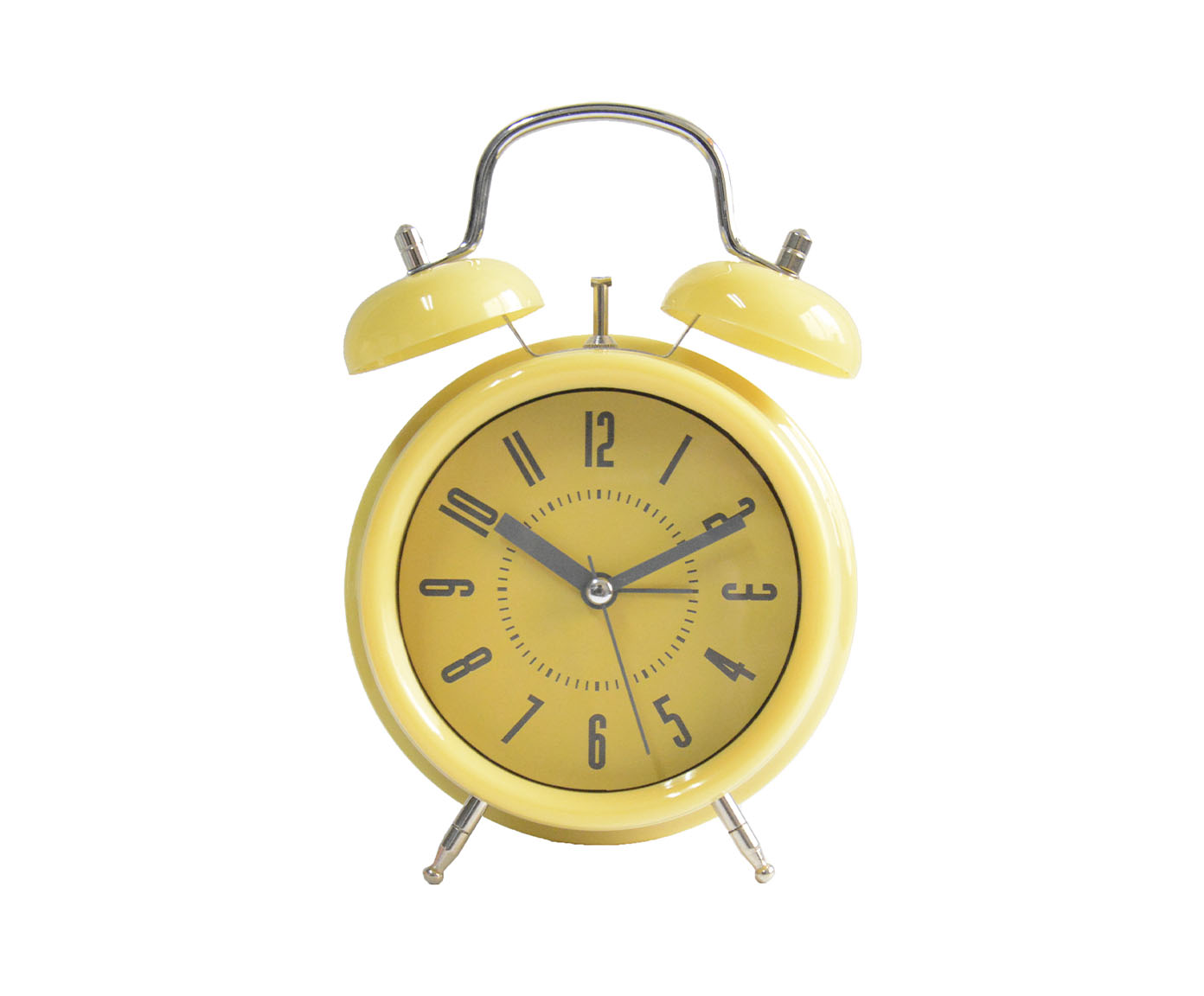 Rel&oacute;gio Despertador Meg Amarelo - image 0