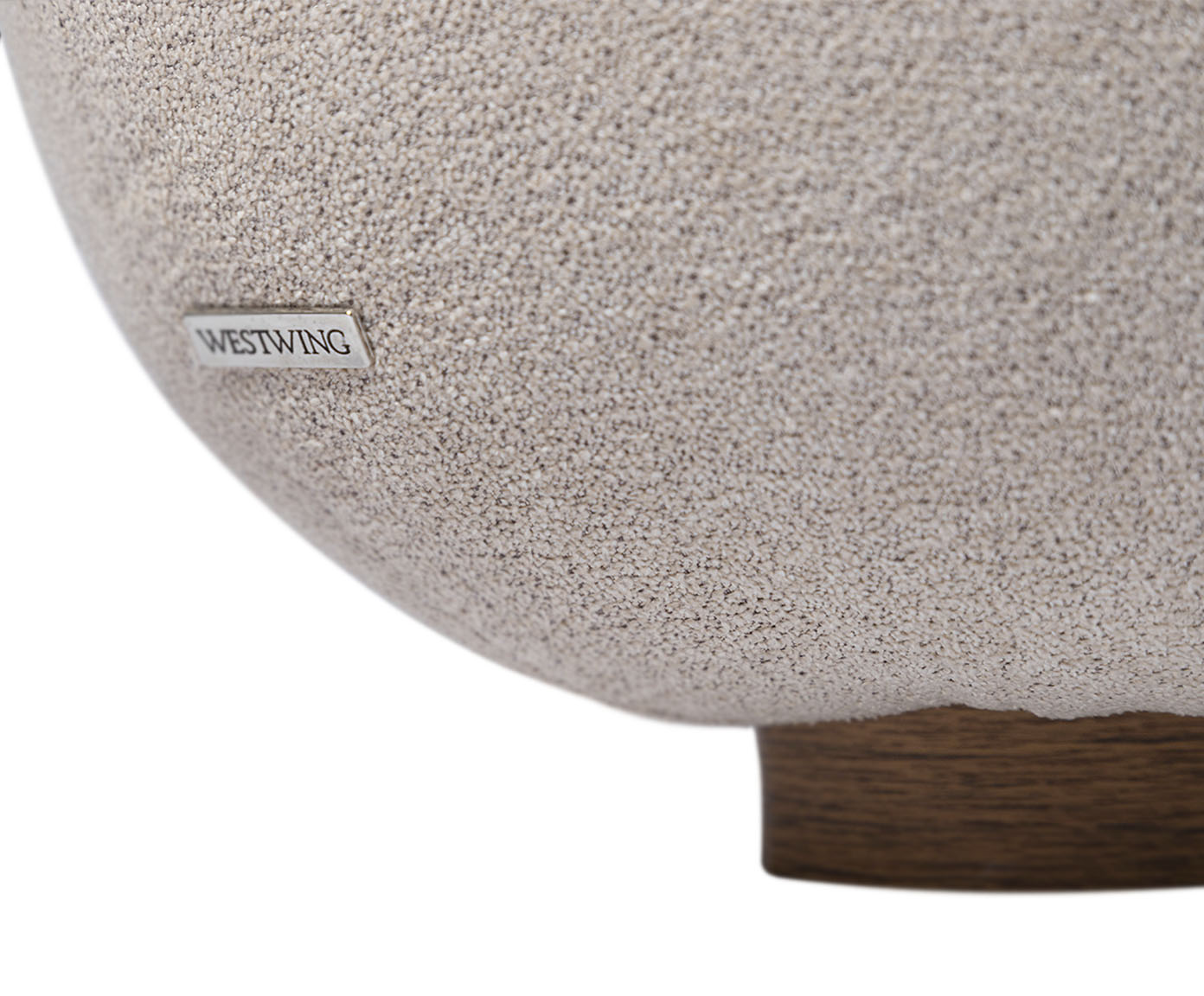 Poltrona em Veludo Boucle Nube Fendi image number 2