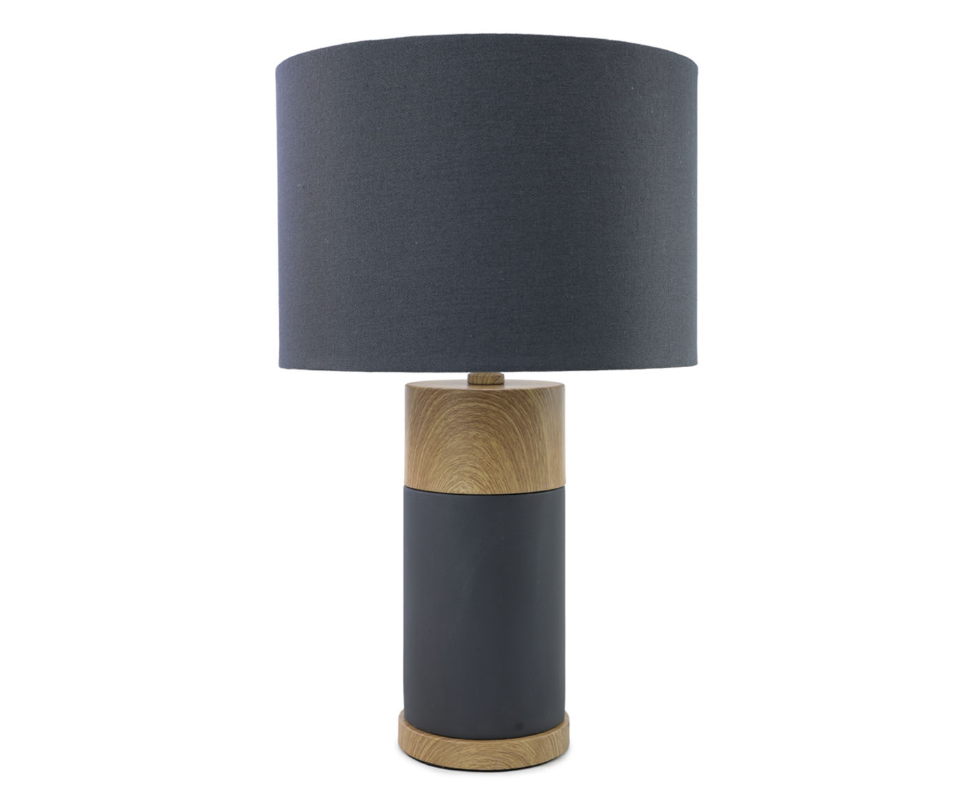 Abajur de Mesa com Base em Cimento Bivolt Cinza - image 0