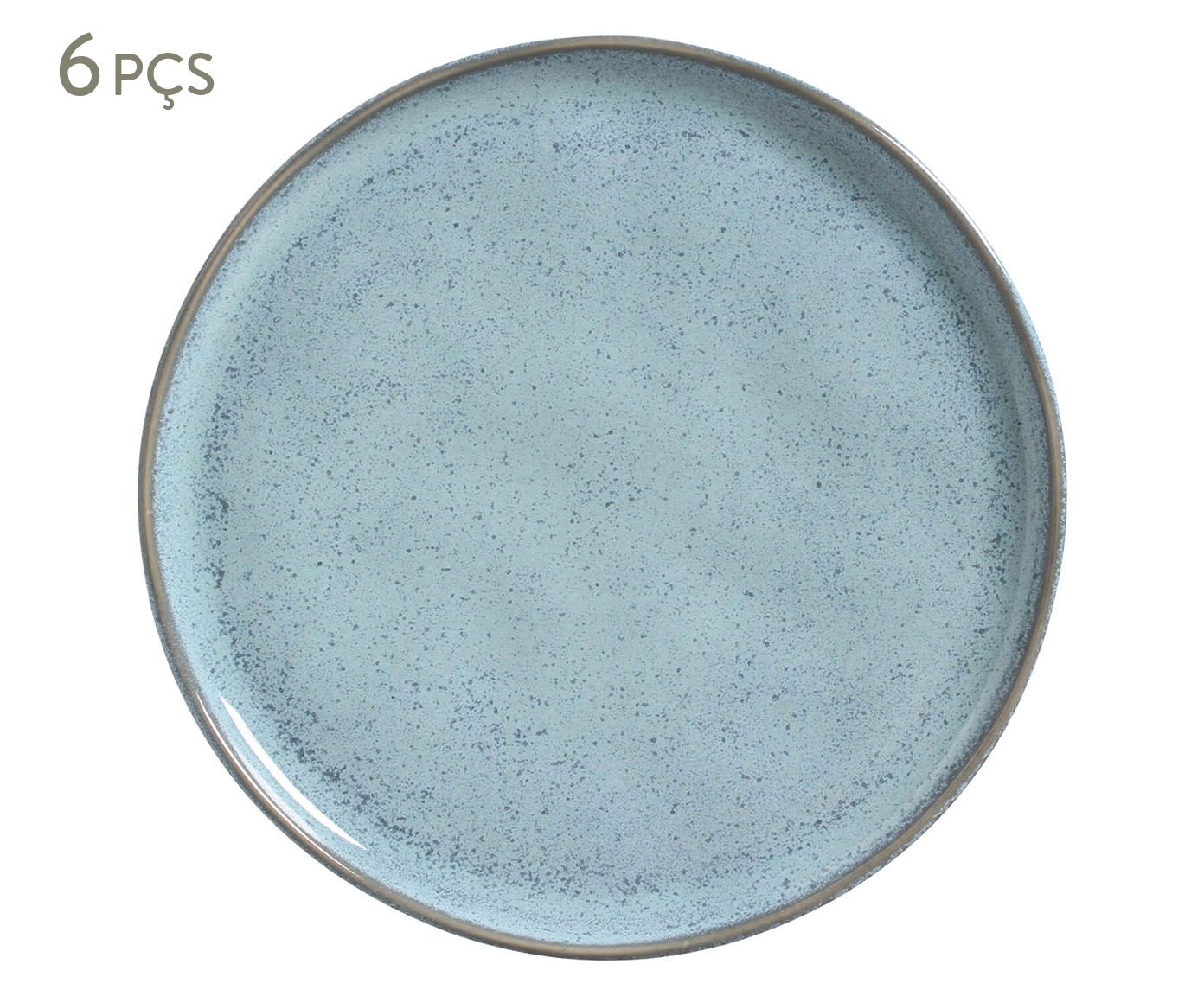 Jogo de Pratos Raso Bio Breeze Azul Claro - image 0
