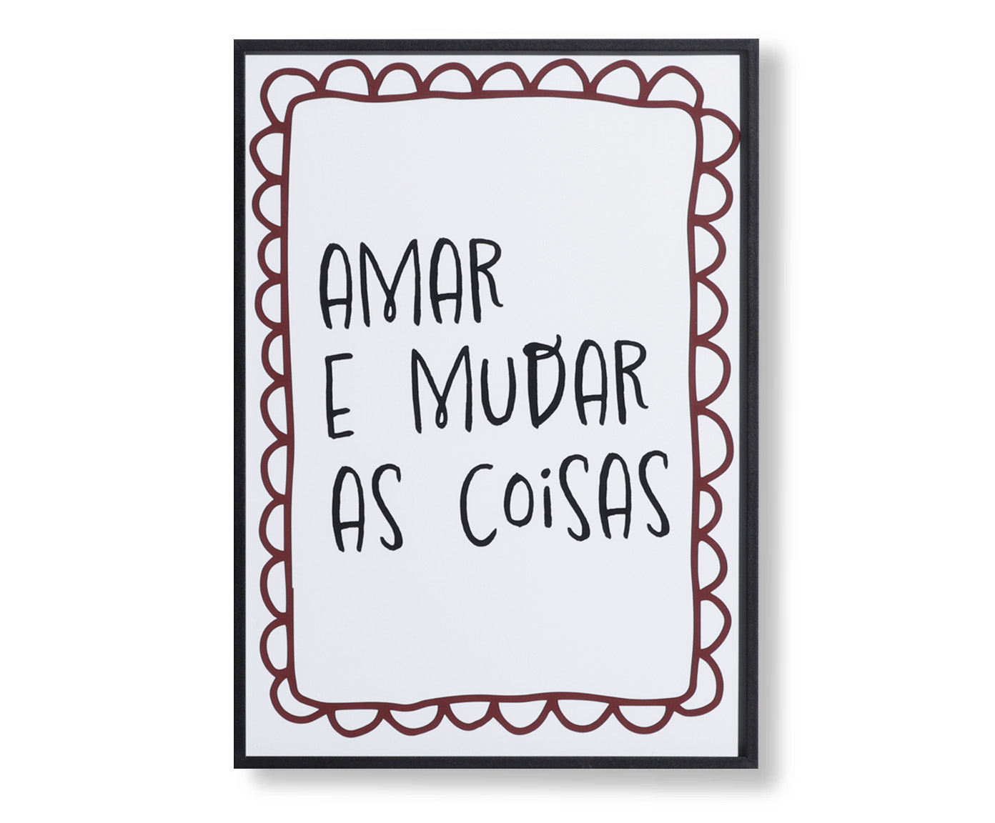 Quadro Decorativo Amar e Mudar As Coisas - image 0