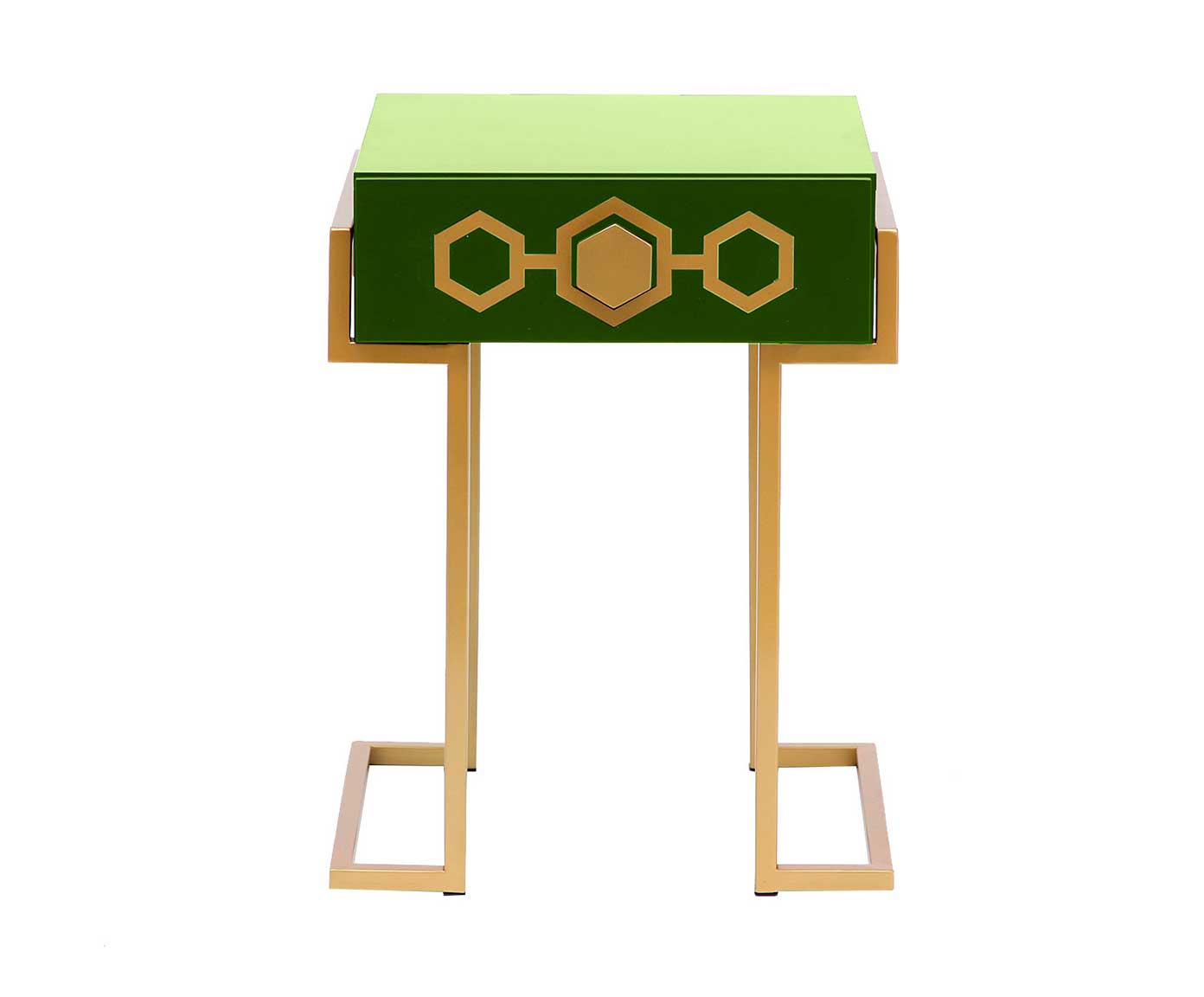 Mesa de Cabeceira Glam Olivedrab - Verde Musgo - image 1