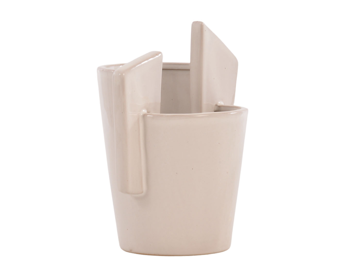 Dupla de Vasos Geo Branco - image 1