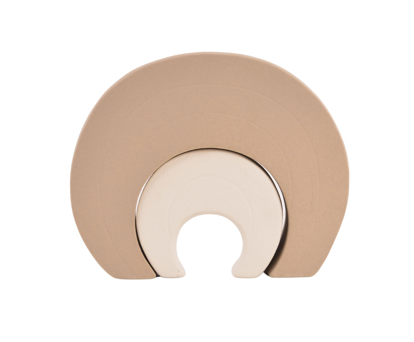 Adorno Decorativo em Porcelana Fante Creme I - image 0