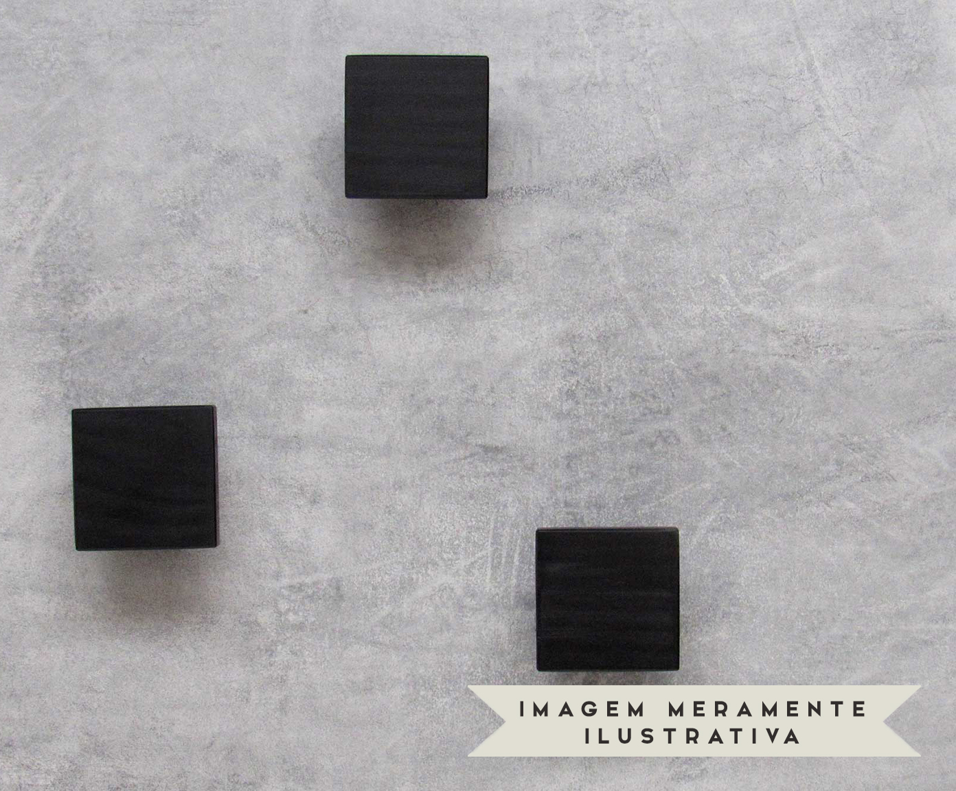 Jogo de Ganchos Square Preto image number 4