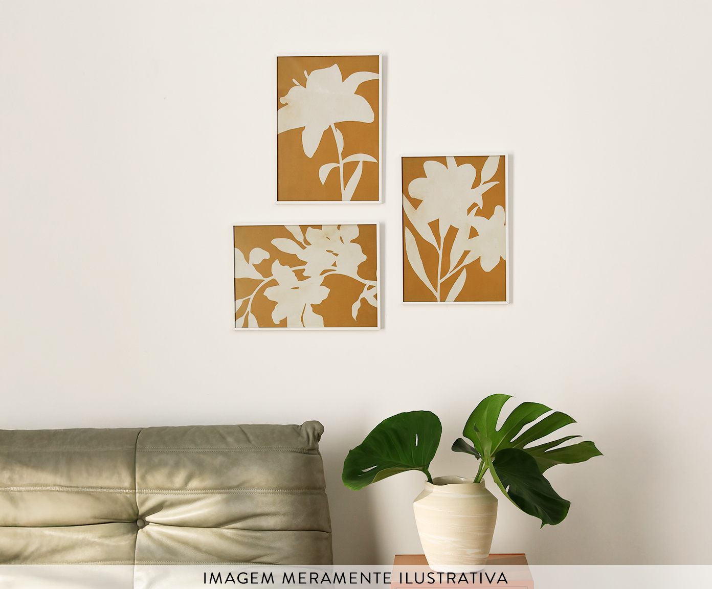 Quadro Decorativo S&eacute;rie L&iacute;rios Aconchego image number 2