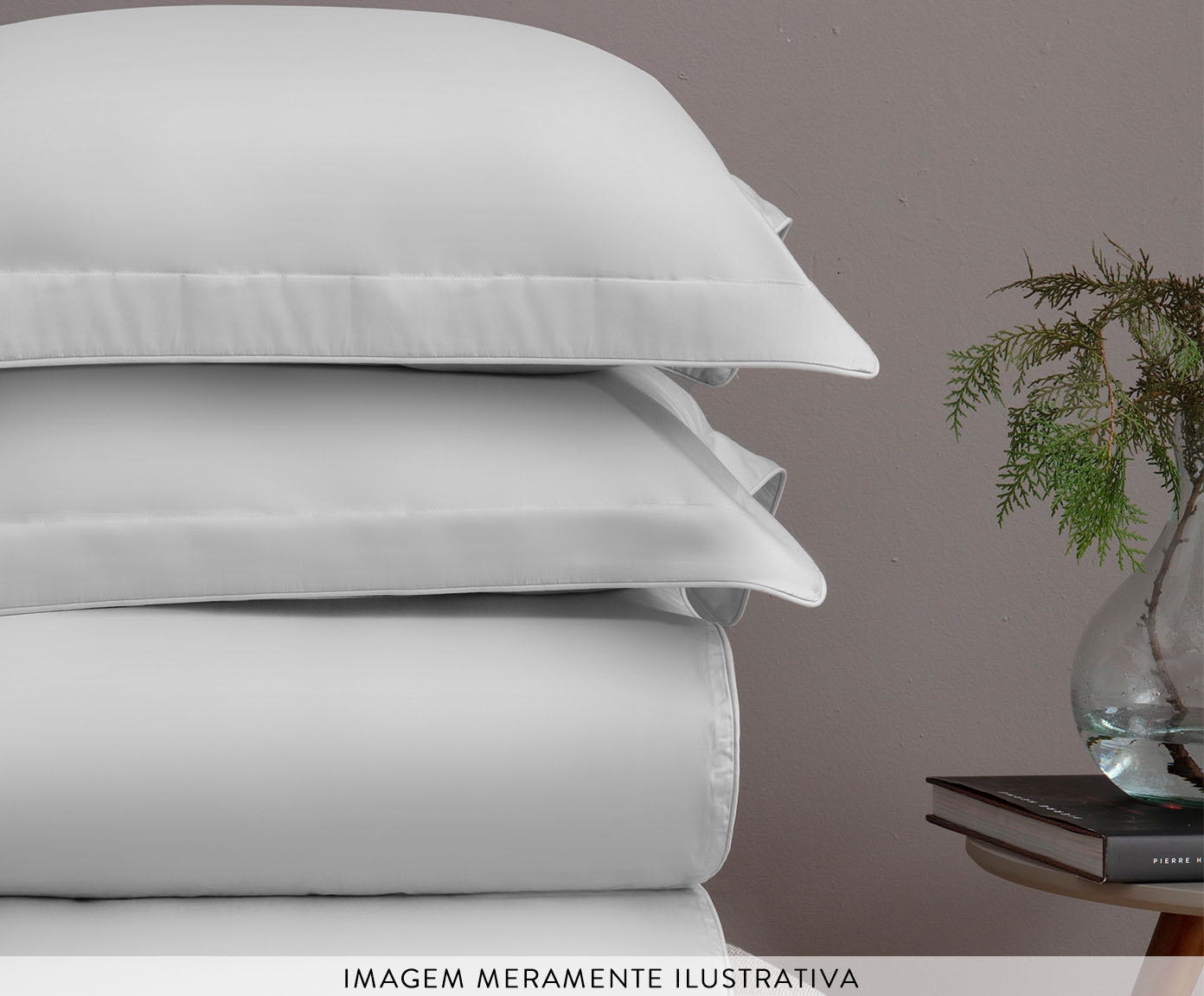 Jogo de Duvet Acetinado Gan Prateado 300 Fios - image 1