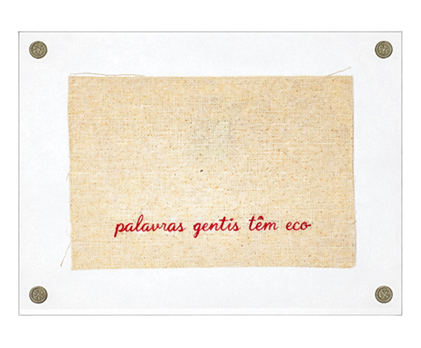 Quadro em Acr&iacute;lico "Palavras Gentis tem Eco" - image 0