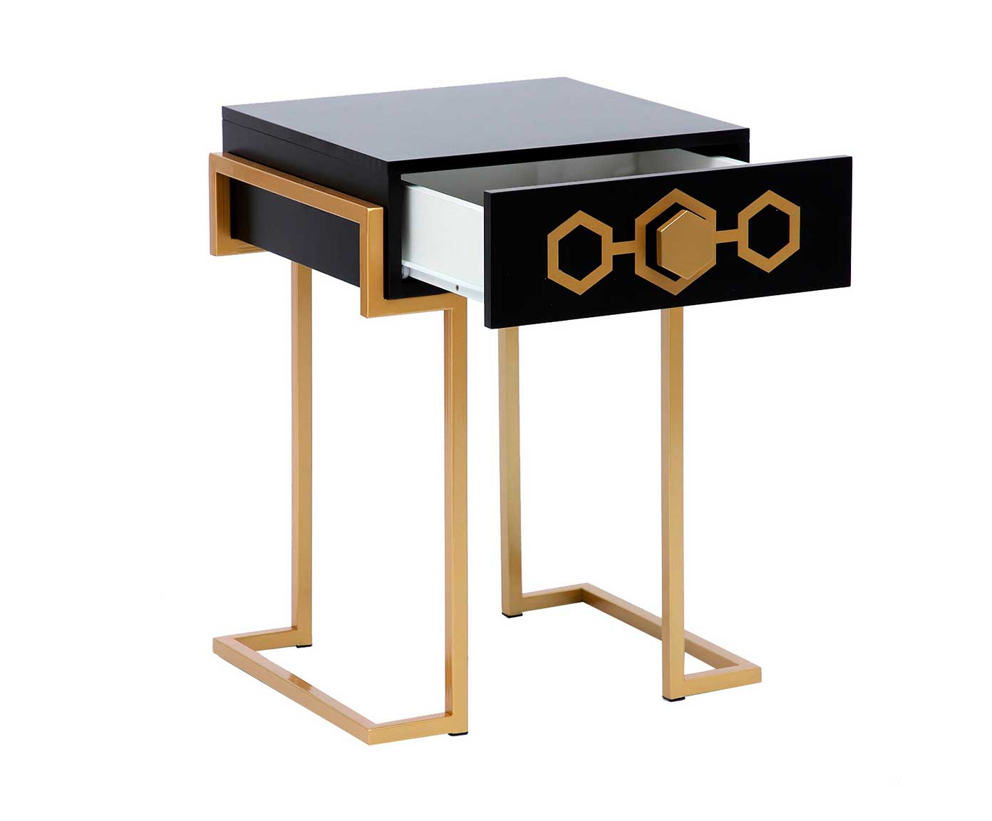 Mesa de Cabeceira Glam - Preto image number 3