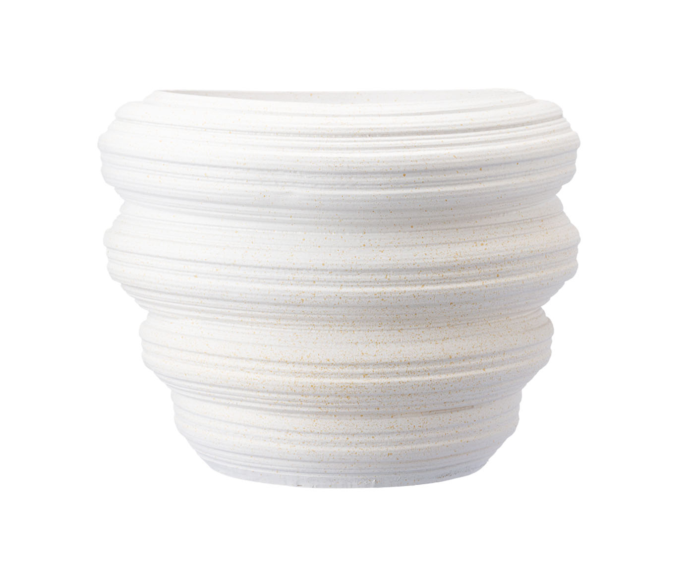 Vaso Cer&ecirc;mico Redemoinho Branco - image 1
