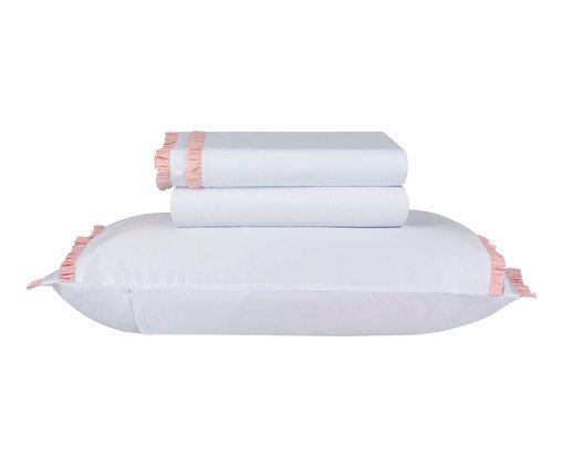 Jogo de Len&ccedil;ol Acetinado Lilly 300 Fios - King Size - image 0