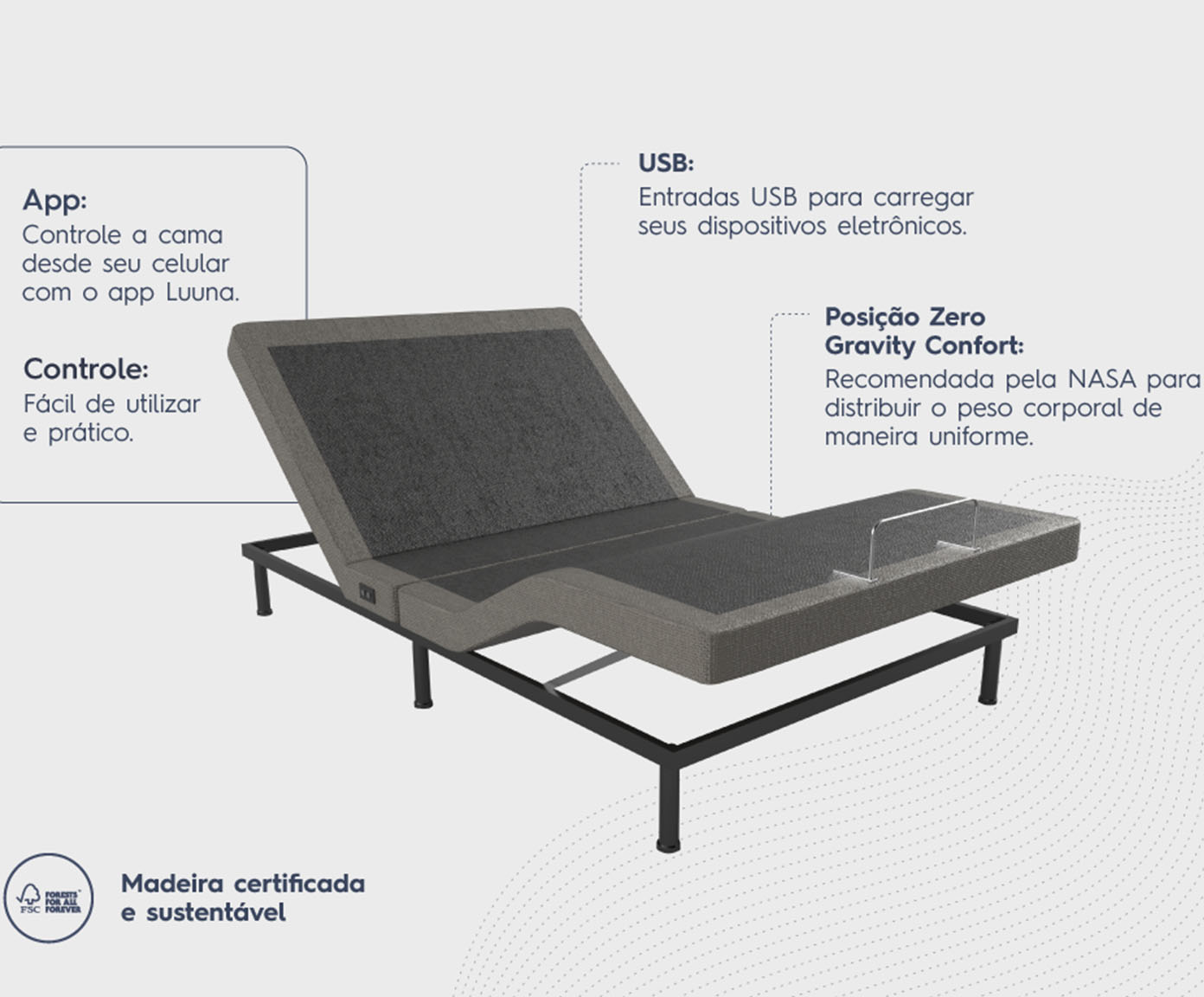 Base para Cama Rise image number 2