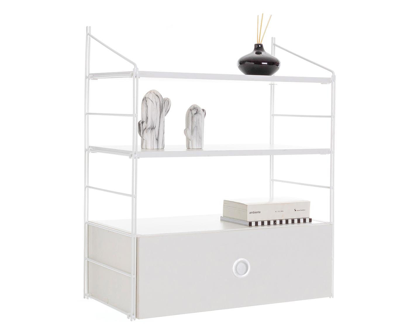 Estante com Gaveta Stella - Branco - image 1