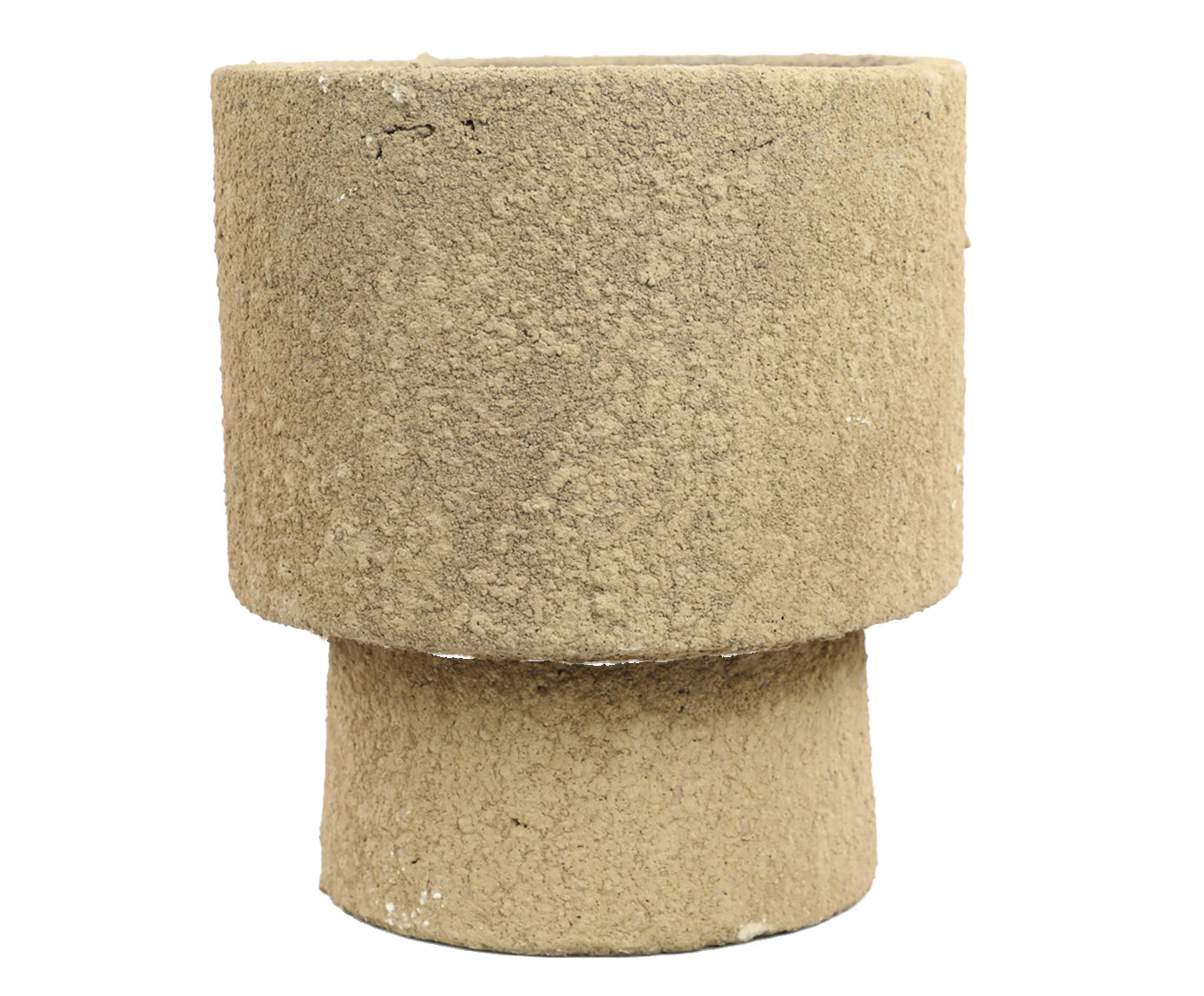 Cachepot Zen Bege Pequeno - image 0
