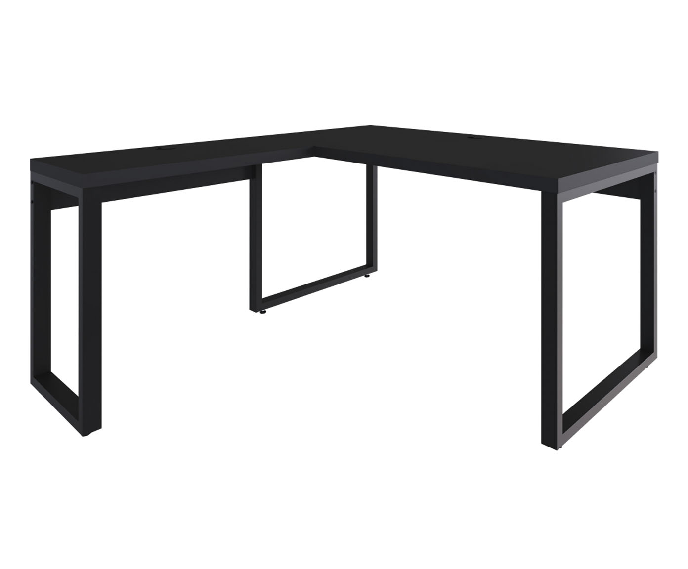Mesa em L Yon Diretor Preto - image 0