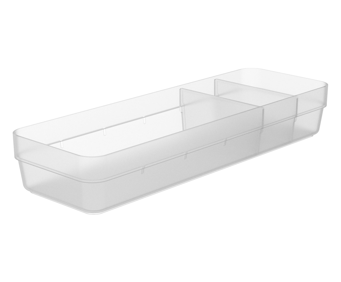 Caixa Organizadora com Divis&oacute;ria Logic Transparente - image 0