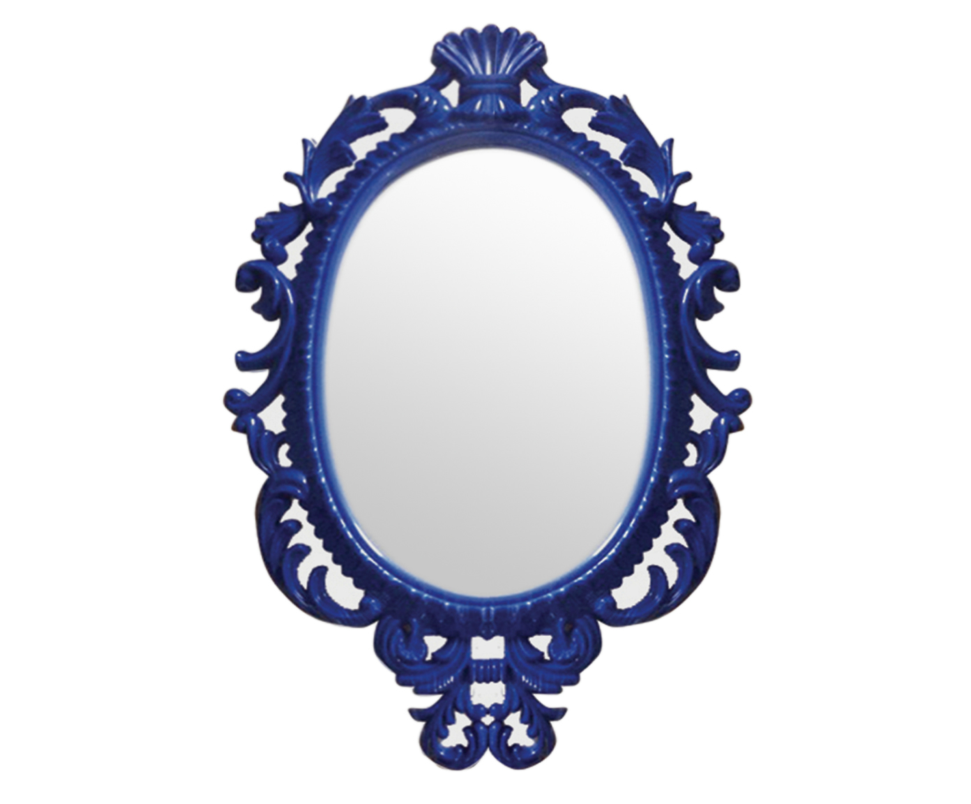 Espelho com Moldura Princess Snow Azul - image 0